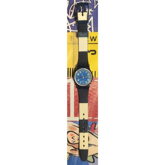 Swatch watch FORSAIL LI100 1990 Standard Ladies New old stock - Picture 3 of 7